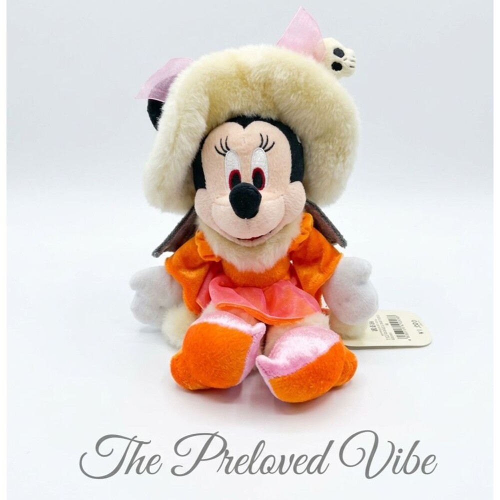 Disney Halloween Minnie Mouse Stuff Animal  Plush